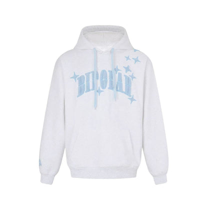 BIPOLAR Rabbit Mink Velvet Hyphenated Patch Hoodie