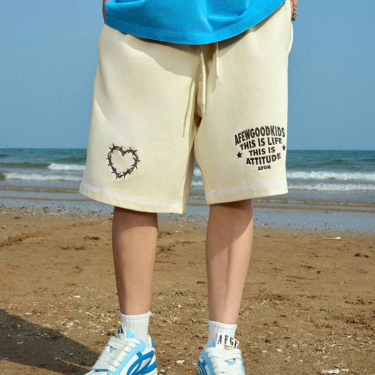 AFGK Hip Hop Terry Casual Shorts