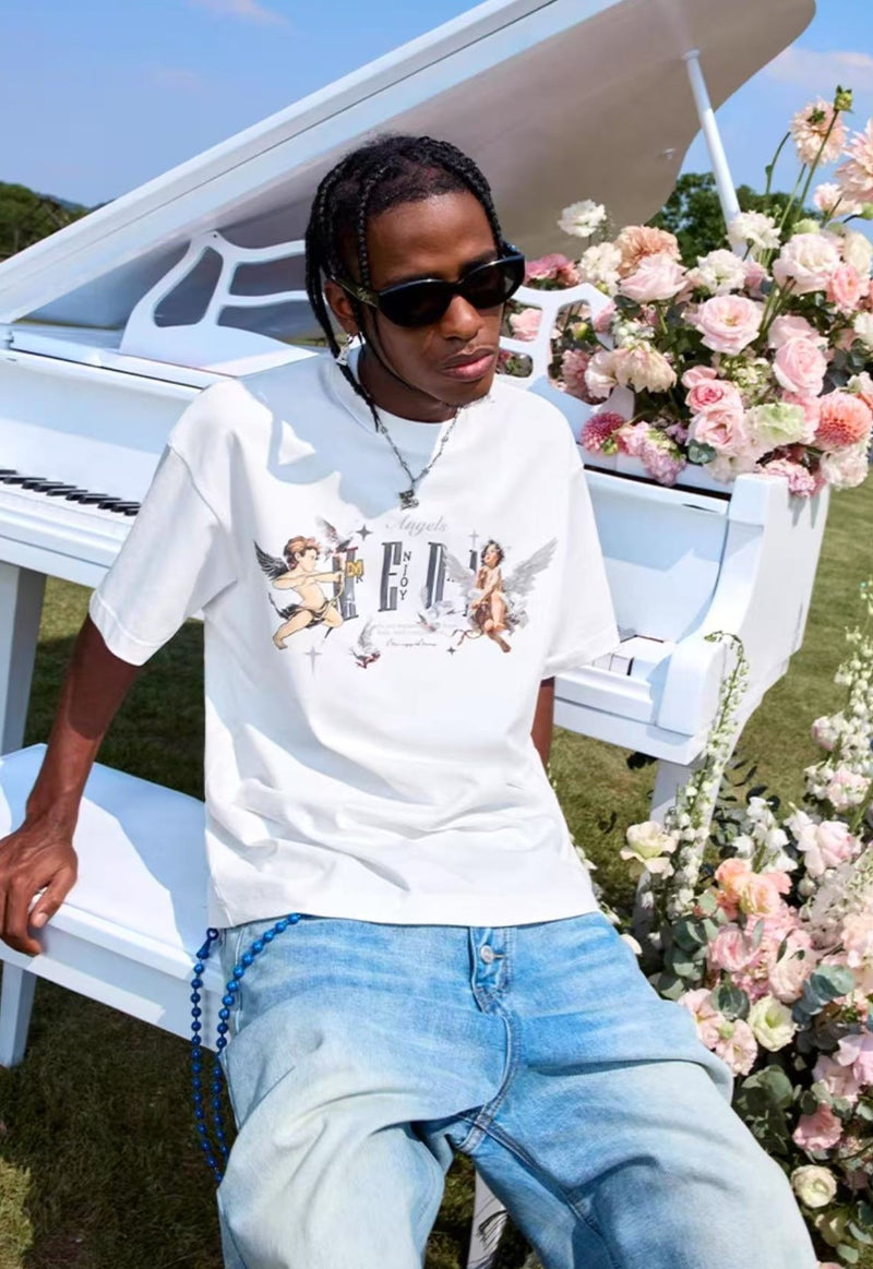 MEDM "Angel Series" Peace Dove Short-sleeved T-shirt