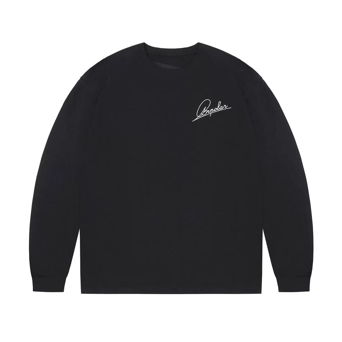 BIPOLAR Handwritten LOGO Long-sleeved T-shirt