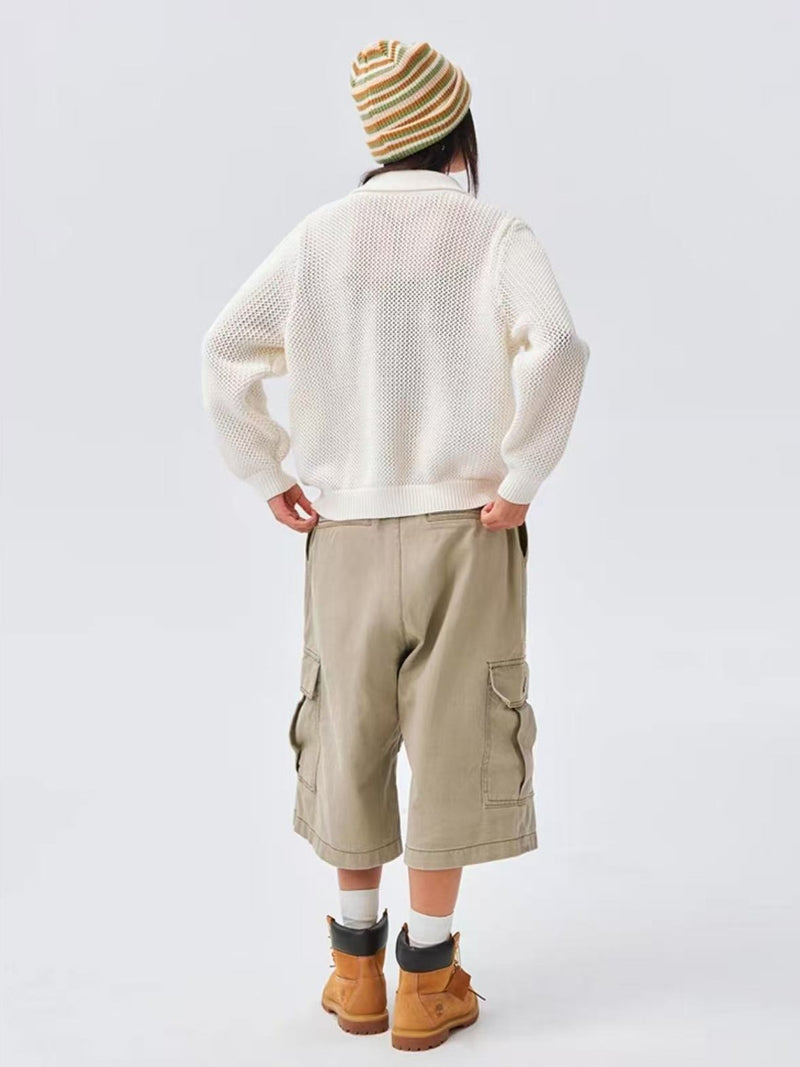 MEDM Badge Wool Cardigan