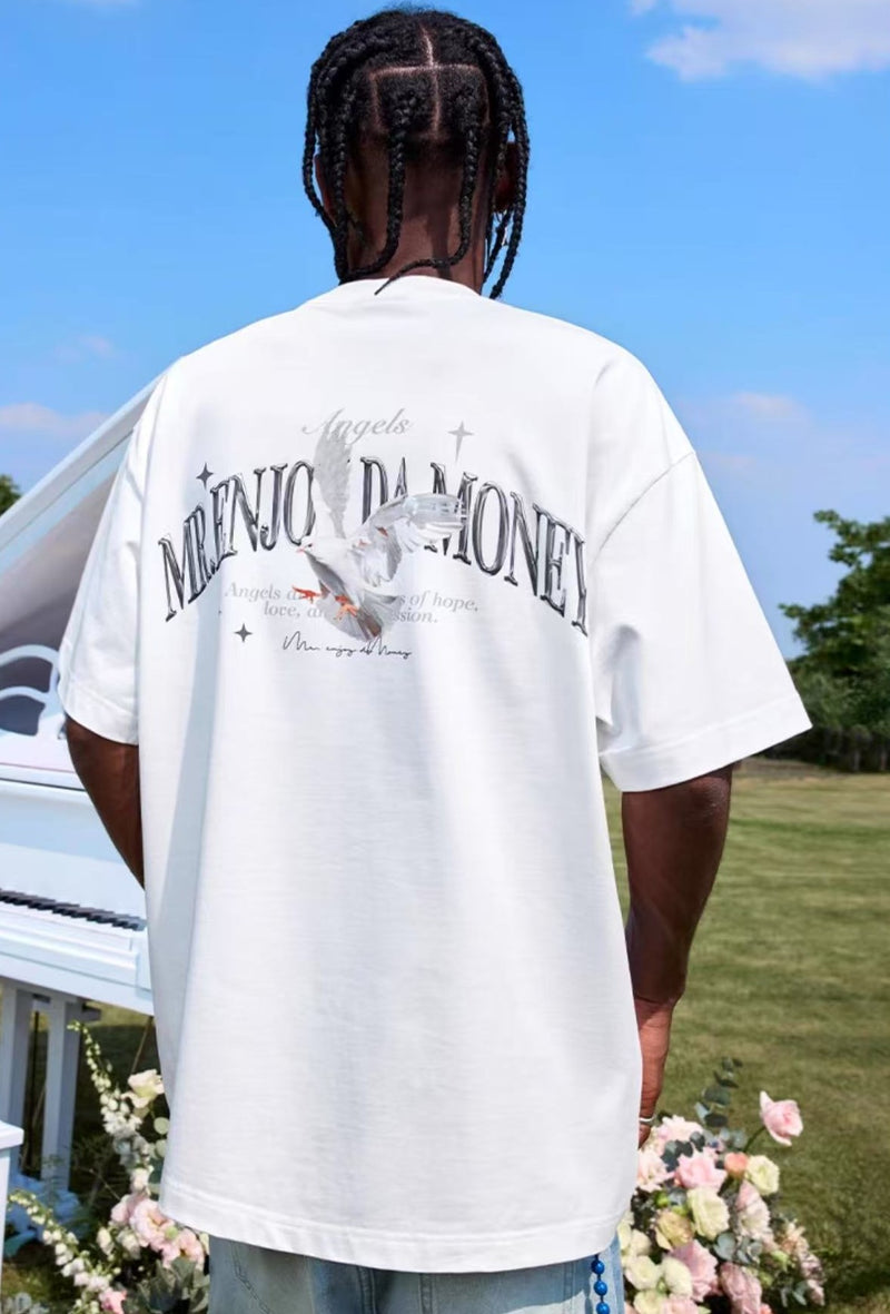 MEDM "Angel Series" Peace Dove Short-sleeved T-shirt