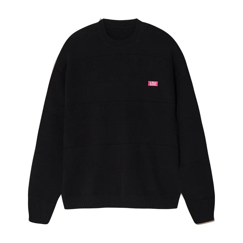 AFGK Striped Textured Sweater