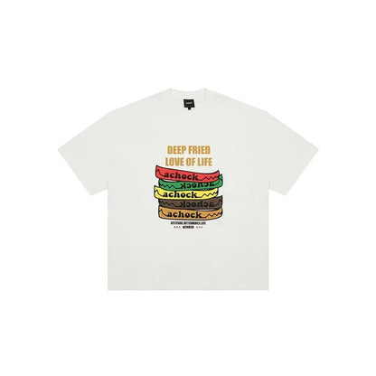 ACHOCK Cartoon Element Printed T-shirt