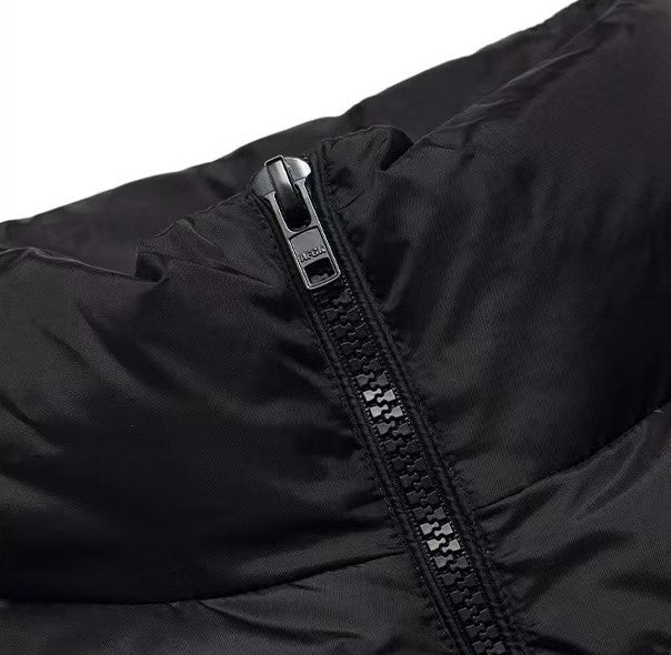 AFGK Embroidery Gradient Handwritten Font Down Jacket