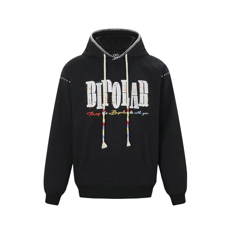 BIPOLAR Tri-color Embroidered Hoodie