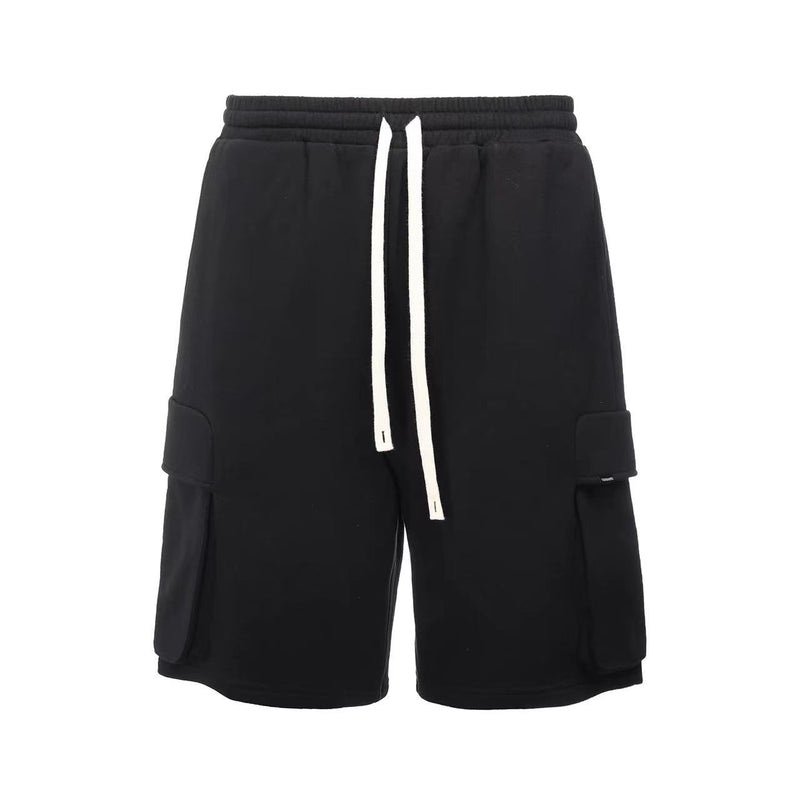 STK  Pocket Embroidered Knit Shorts