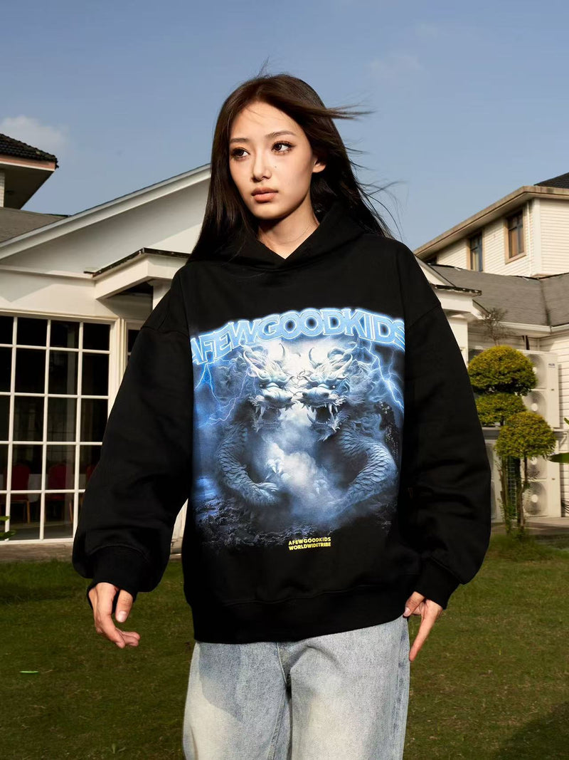AFGK Double Dragon Pullover Hoodie
