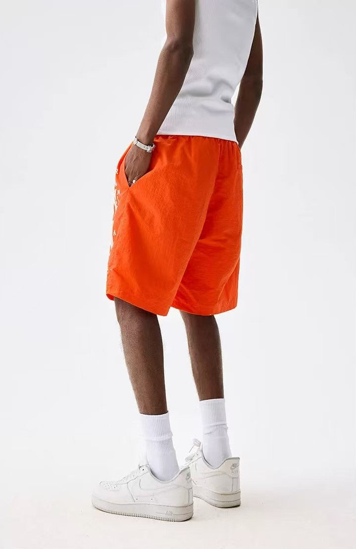 MEDM Nylon Letter Logo Shorts