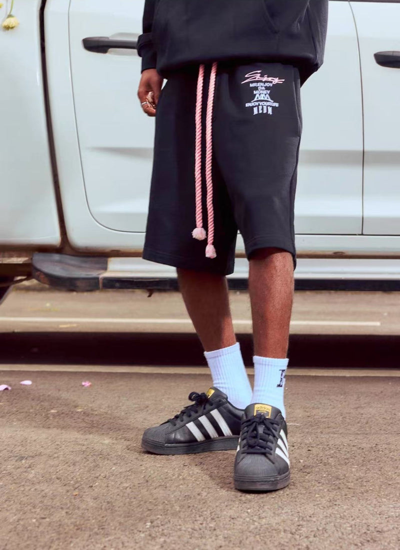 MEDM Hip Hop Drawstring Shorts