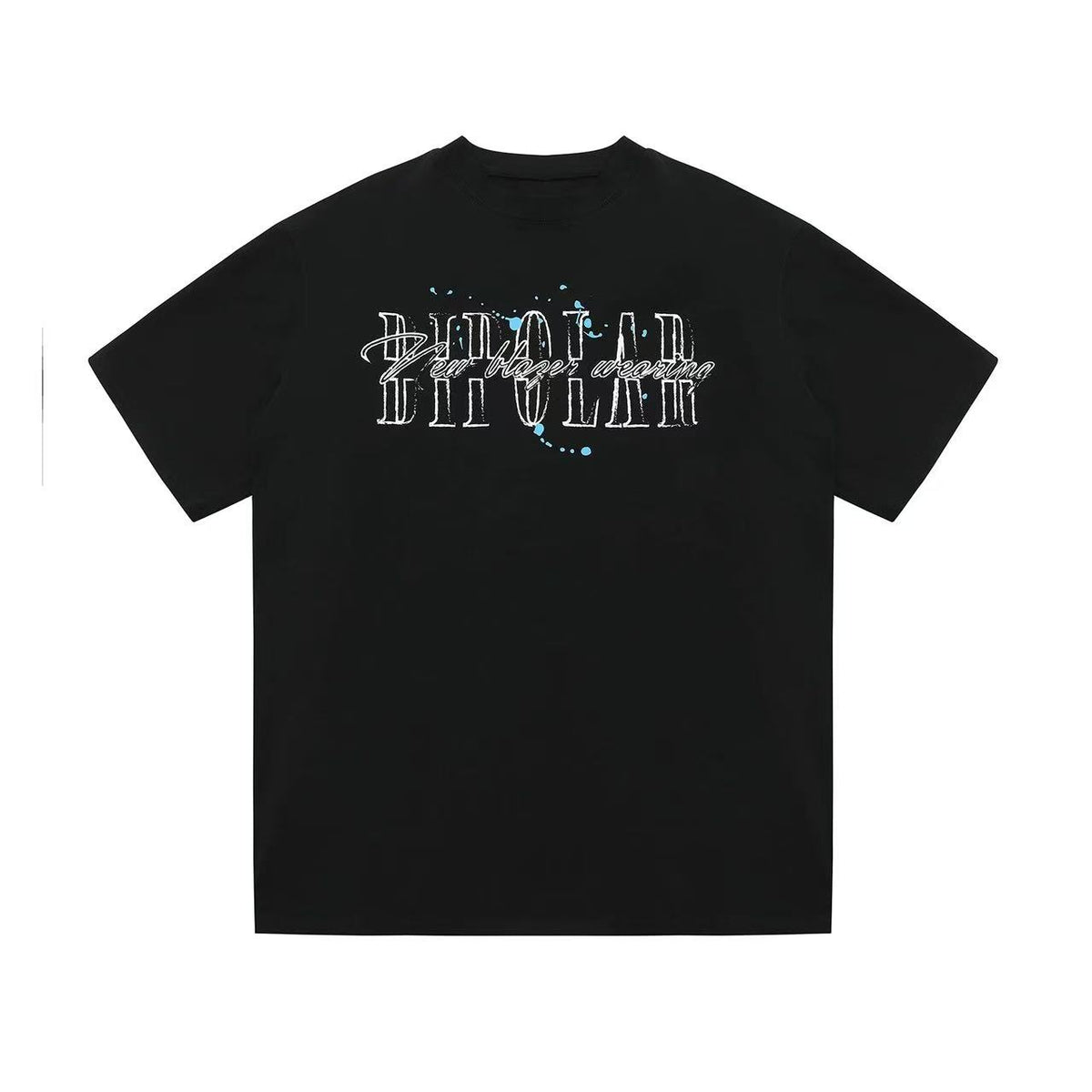 BIPOLAR Splashed Ink Short-sleeve T-shirt