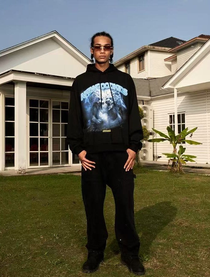 AFGK Double Dragon Pullover Hoodie