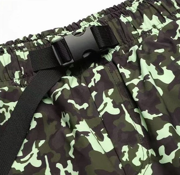 AFGK Street Military Green Camouflage Shorts