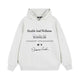 ICONSLAB Retro Handwritten Letters Printed Hoodie