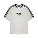 ICONSLAB Millennium Retro Strip Stitching T-shirts