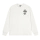 STK Vintage Black and White Cross Long-Sleeve T-Shirt