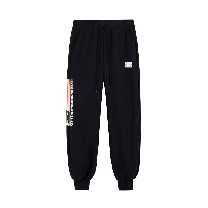 ICONSLAB Side Seam Flag Foam Printed Trousers