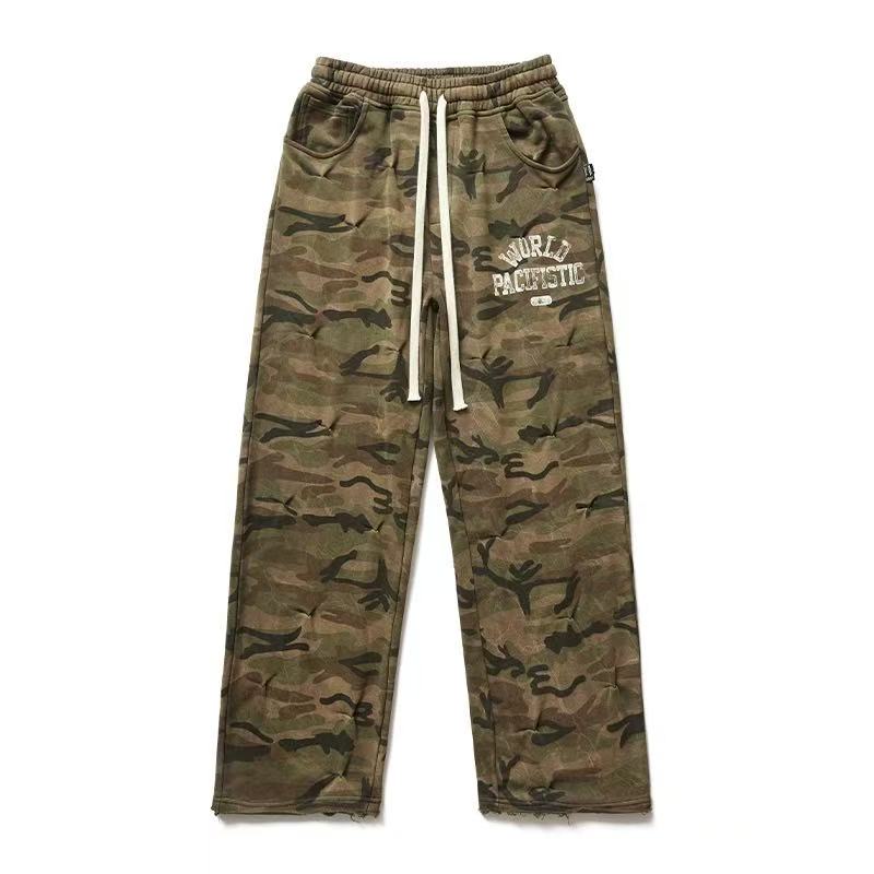 REMEDY Loose Straight Pleated Casual Pants