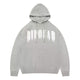 BIPOLAR Direct Print Letter Hooded Sweater