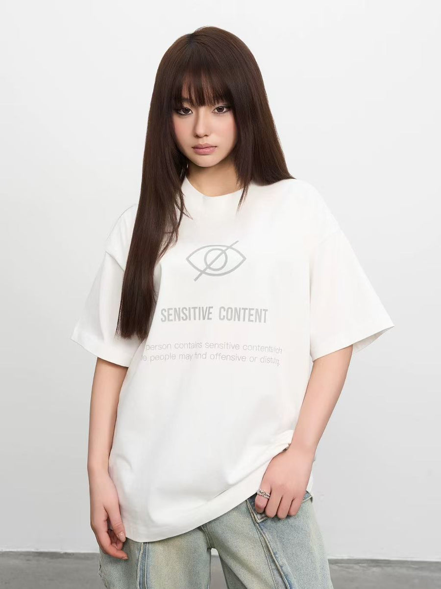 AFGK Laser 3M Reflective Printed Short-sleeved T-shirt
