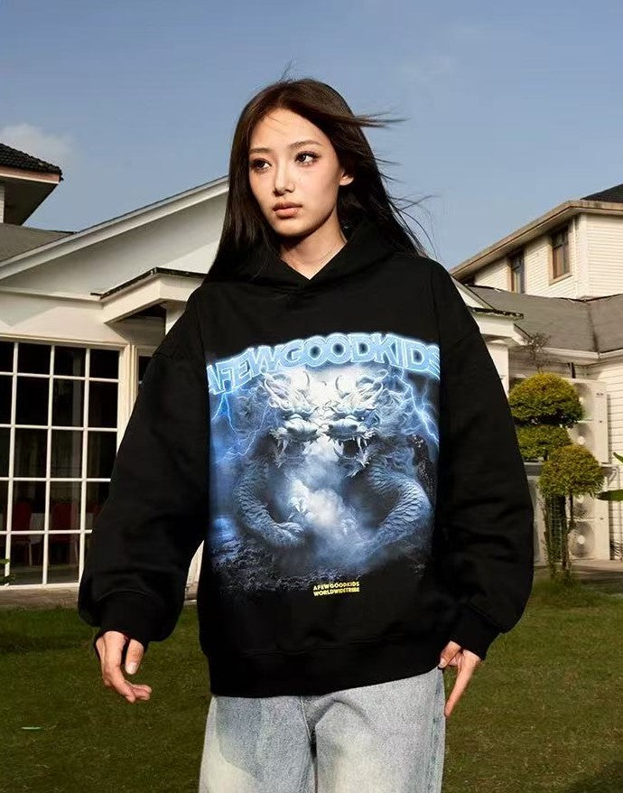 AFGK Double Dragon Pullover Hoodie