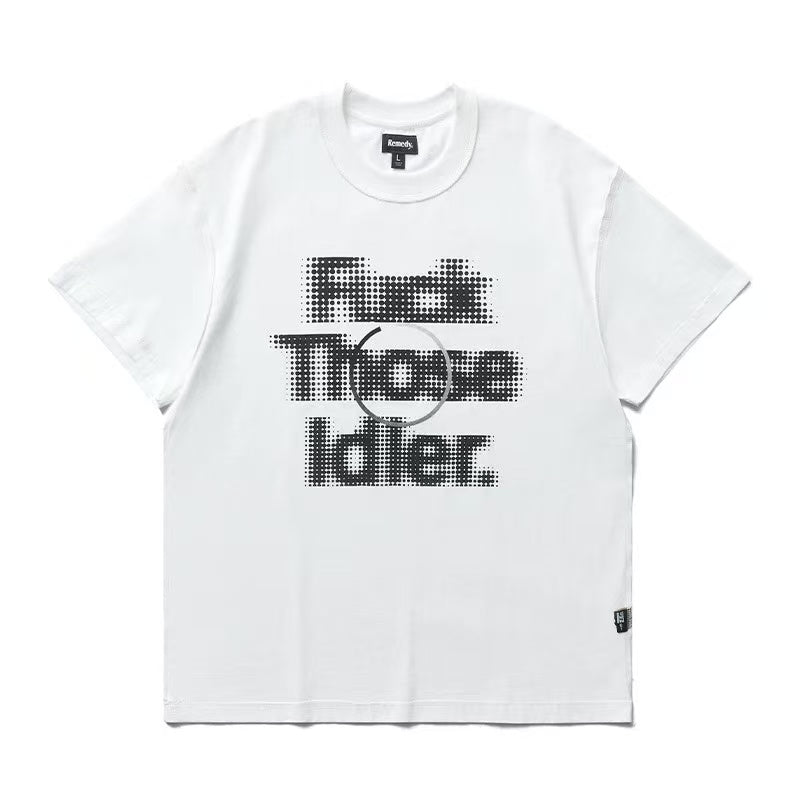 REMEDY Message Print Shor-sleeve T-shirt