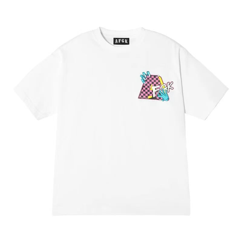 AFGK Parody MTV Embroidered Short sleeves T-shirt