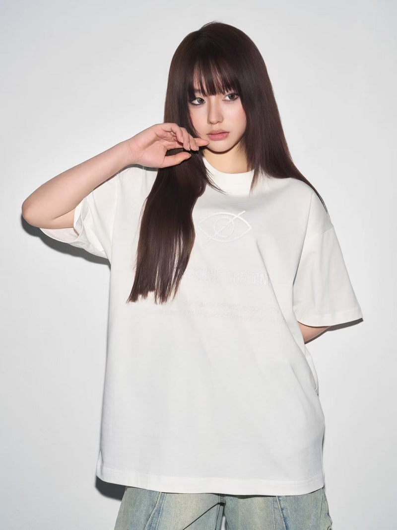 AFGK Laser 3M Reflective Printed Short-sleeved T-shirt