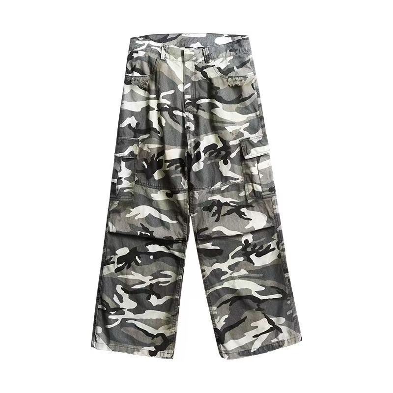 REMEDY Retro Patchwork Camouflage Pants