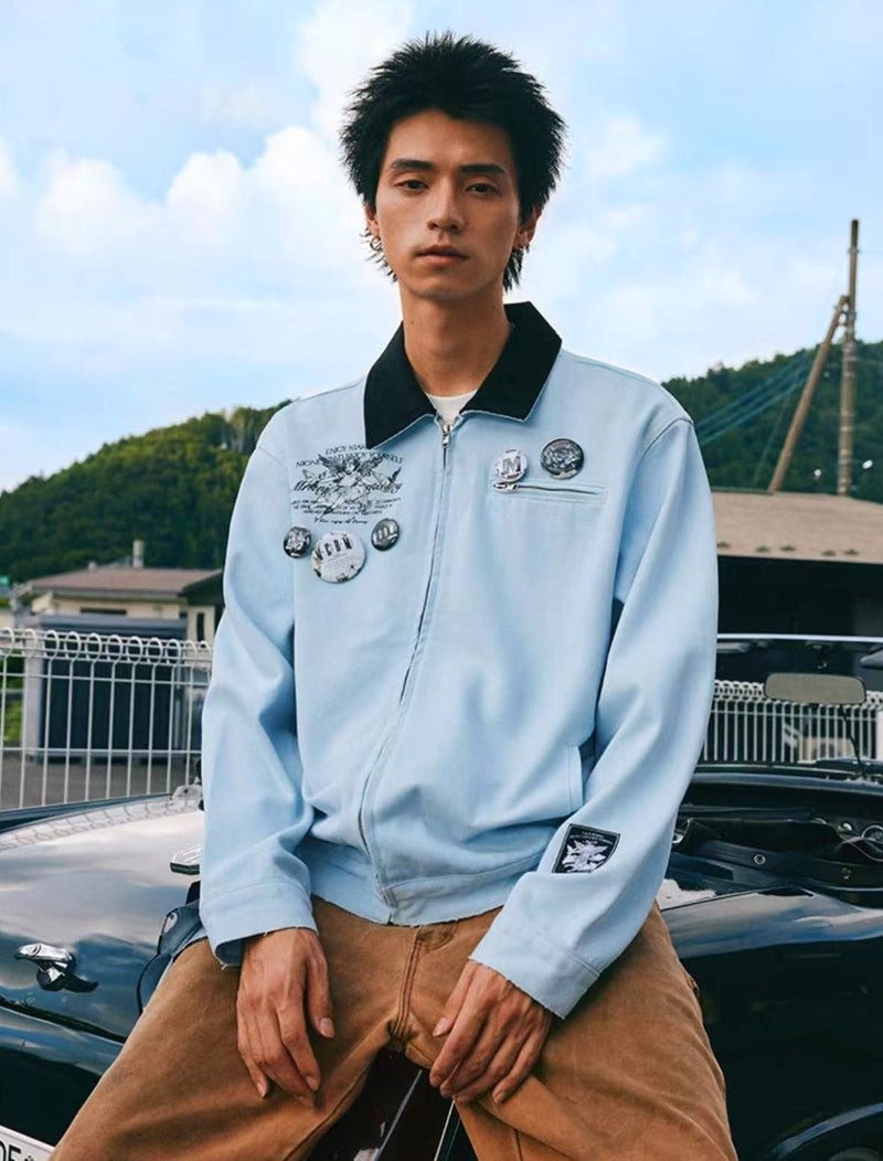 MEDM Angel Dove Detroit Embroidered Jacket