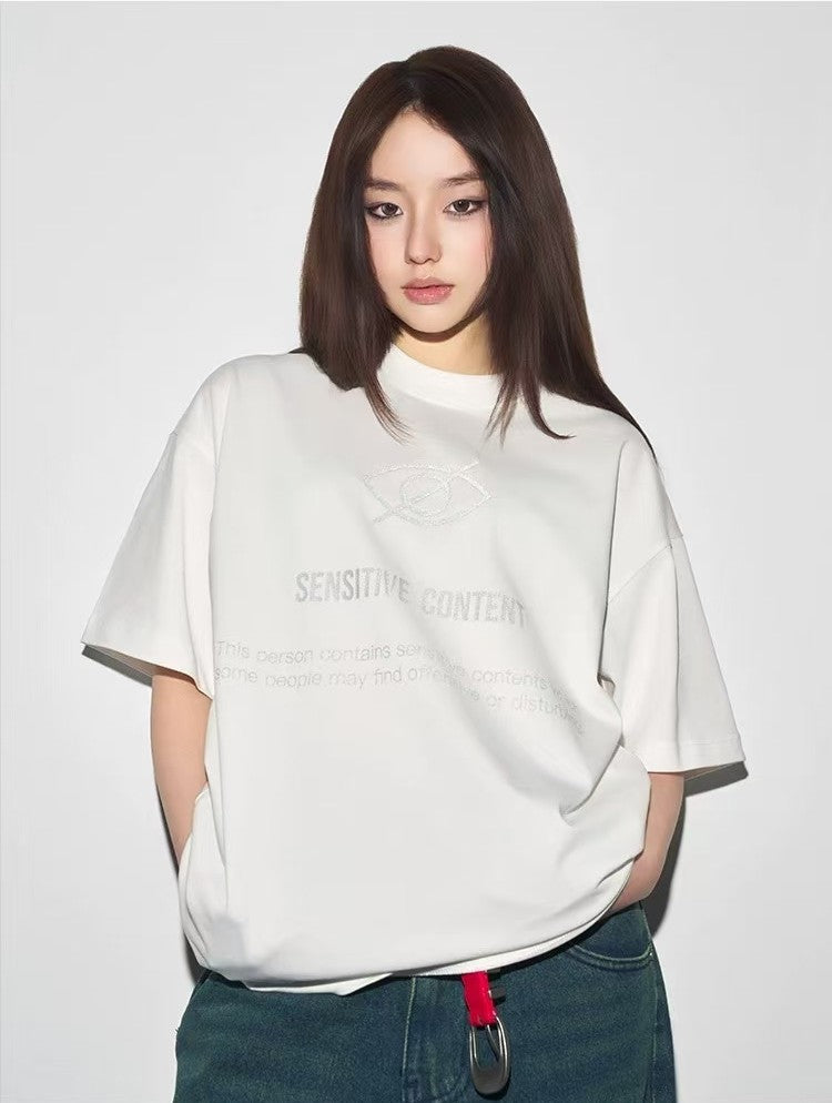 AFGK Laser 3M Reflective Printed Short-sleeved T-shirt