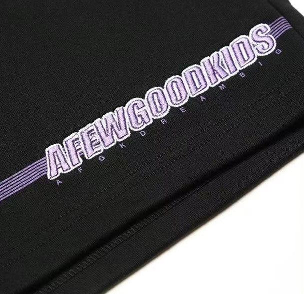 AFGK Embroidered Gradient Casual Sports Shorts