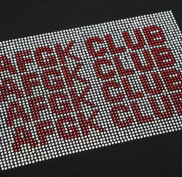 AFGK "GoodKids" Hot Diamond Printed Short-sleeved T-shirt