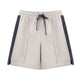 STK Vintage Embroidered Suede Patchwork Shorts