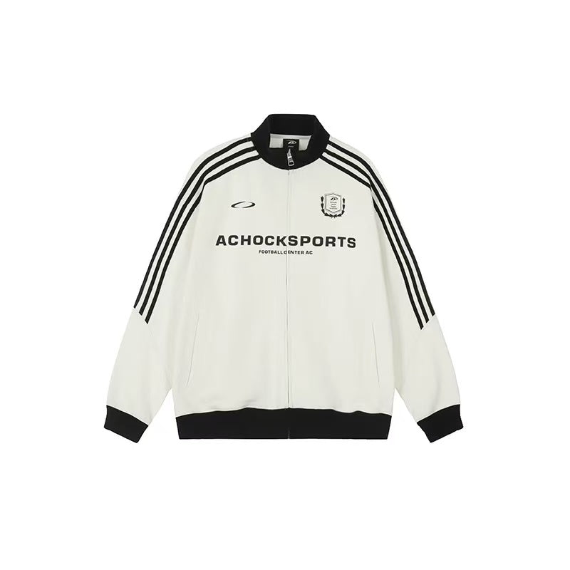 ACHOCK Color Matching Zipper Jackets