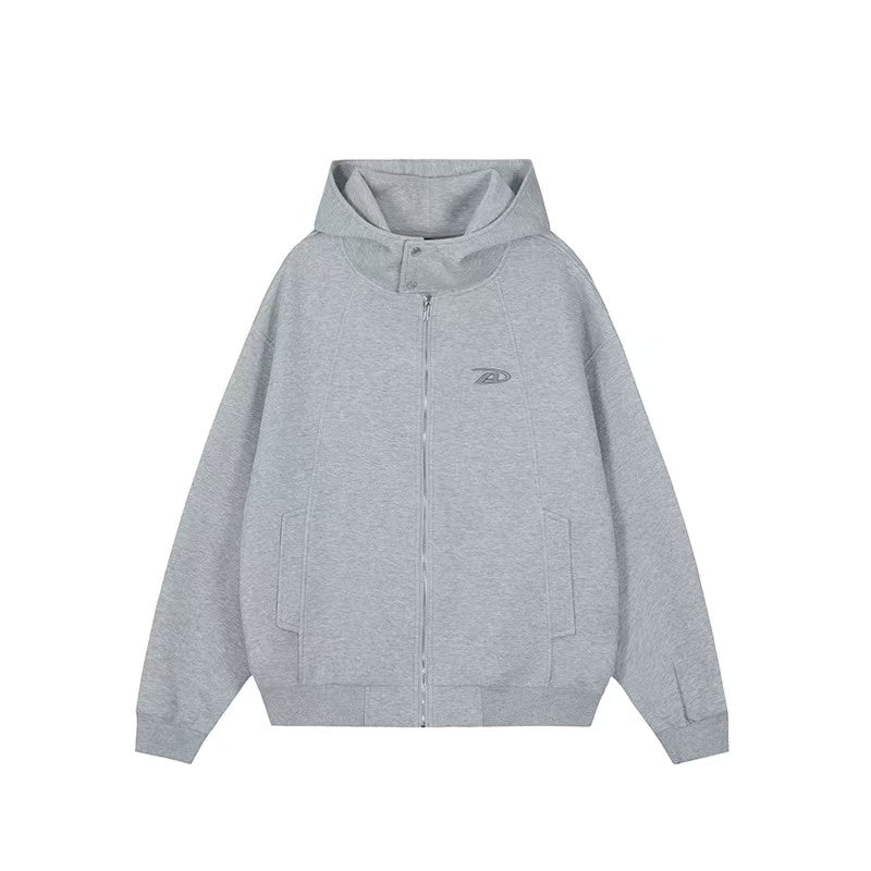 ACHOCK Logo Print Air Layer Hooded Jacket