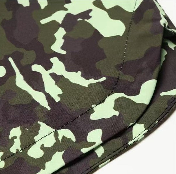 AFGK Street Military Green Camouflage Shorts
