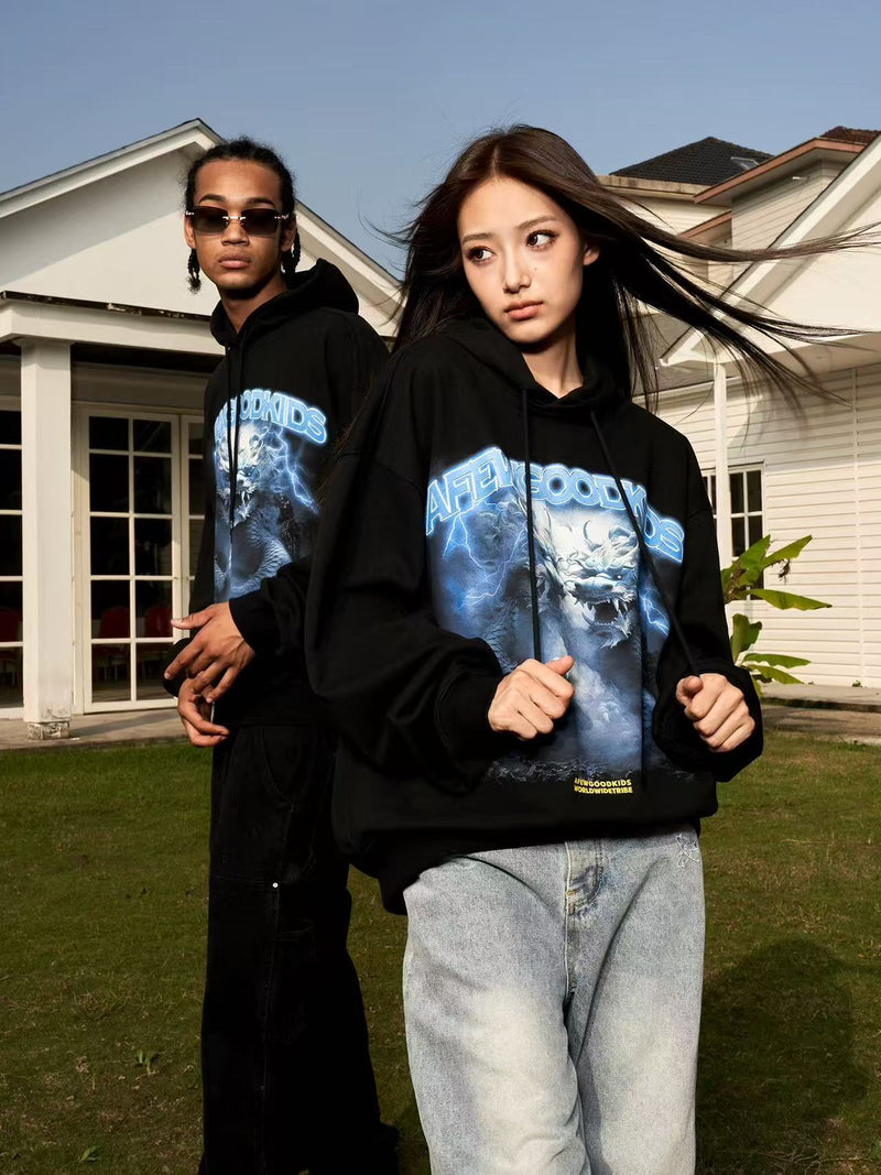 AFGK Double Dragon Pullover Hoodie