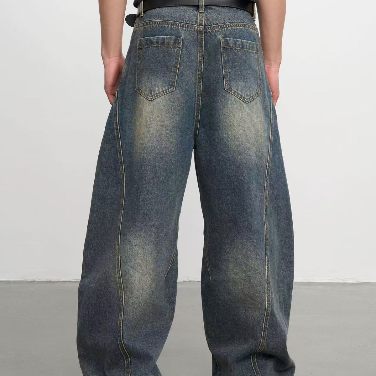 AFGK Air-eye Scimitar Washed Distressed Jeans