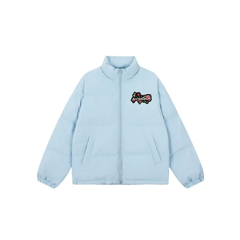 ACHOCK Logo Design Velcro Down Jacket