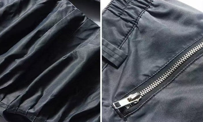 REMEDY Pleated Zipper Casual Trousers