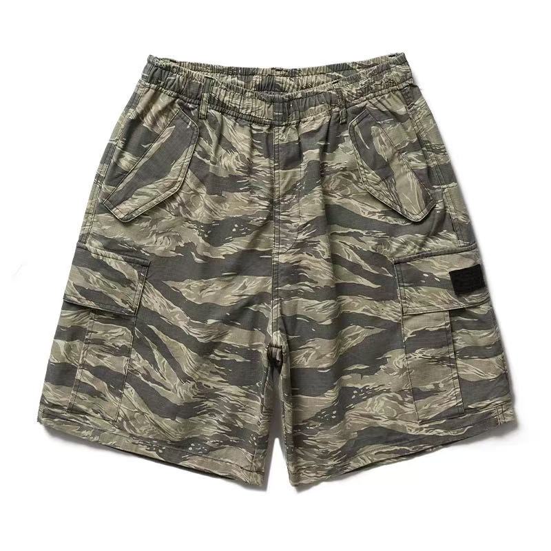 REMEDY Leopard Camo Cargo Shorts (x3 Velcro Patches)