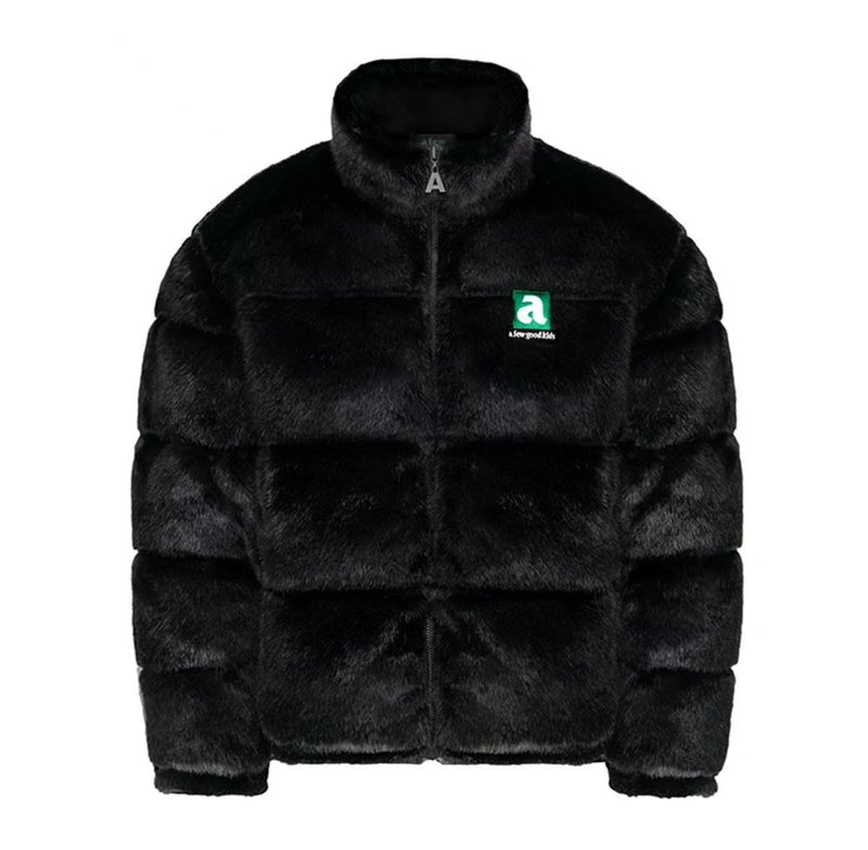 AFGK Black Mink Fur Down Jacket
