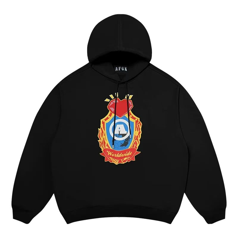 AFGK Cities slogan Foam Hoodie