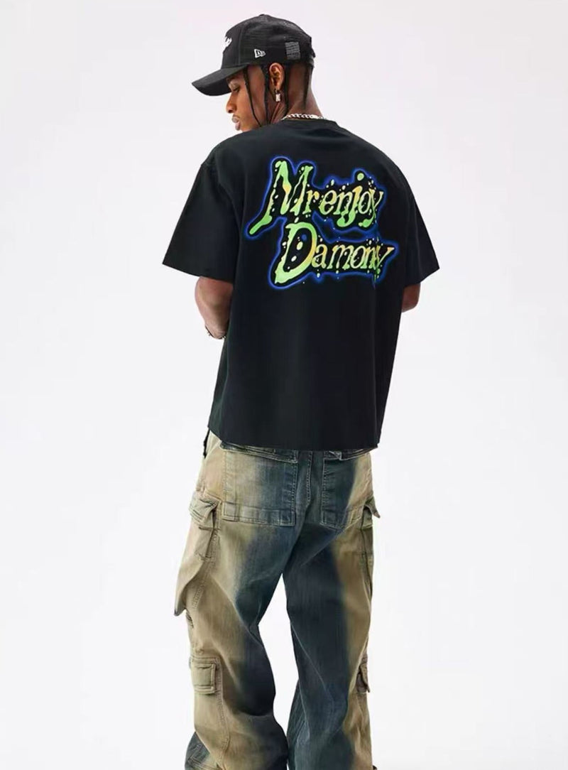 MEDM Drop Letter Short Sleeve T-Shirt