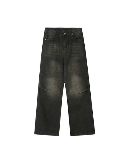 ACHOCK Retro Washed Fried Paratrooper Straight Jeans