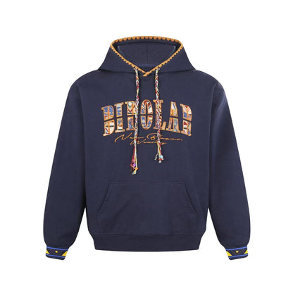 BIPOLAR Ethnic Style Patchwork Embroidery Hoodie